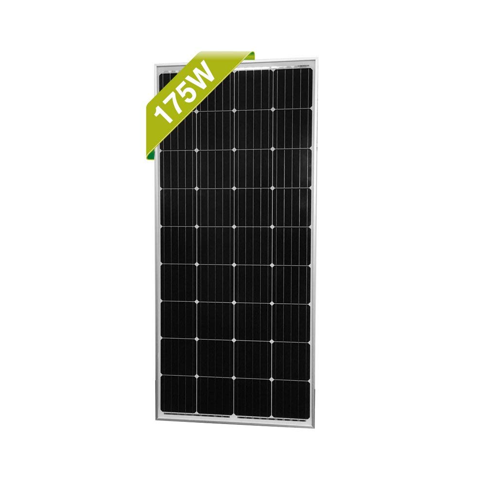 Newpowa 175W 175 Watt 12V Moncrystalline Solar Panel High Efficiency Mono Module